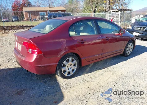 2006 Honda Civic Lx из США, поврежденный, VIN 1HGFA16556L073969